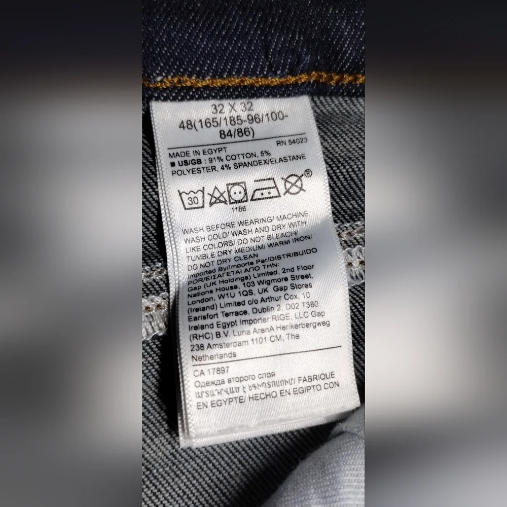 Banana Republic Dark Blue Tapered Fit Jeans